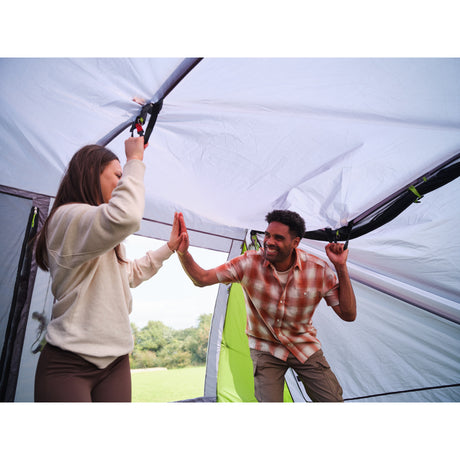 Tienda de campaña Coleman fastpitch victoria falls 4 blackout – tienda de campaña para 4 personas - montaje rápido gracias a fastpitch – tecnología de dormitorio blackout - verde