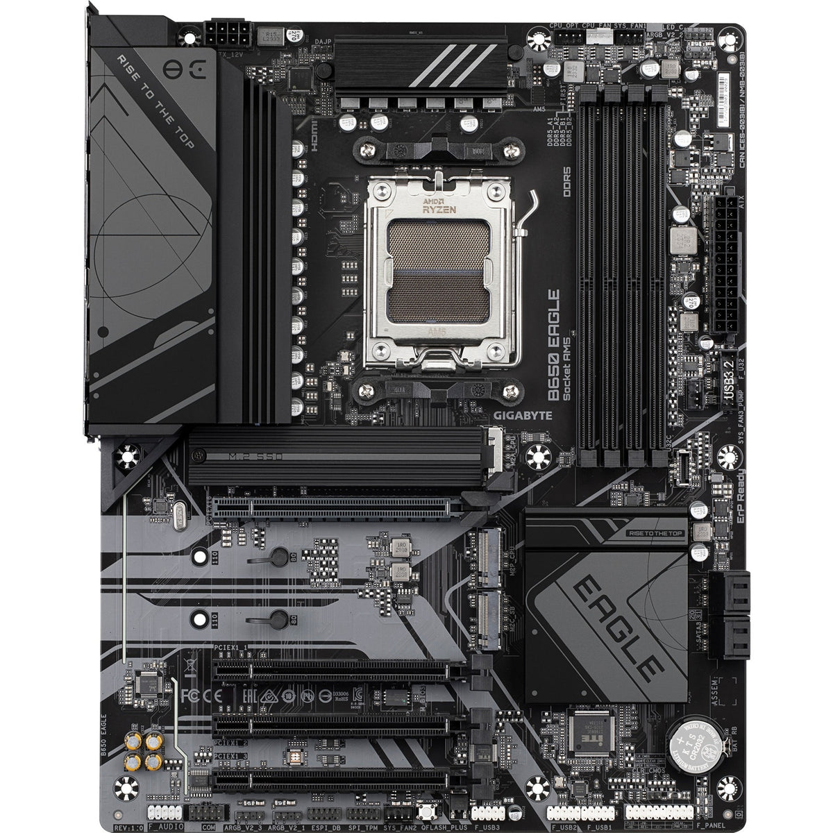 Placa base Gigabyte B650 Eagle Socket AM5 (RAID, GB-LAN, Sonido, ATX)