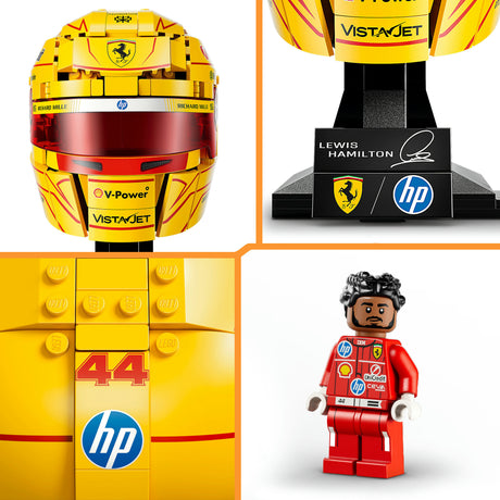 Lego ediciones scuderia ferrari hp casco de lewis hamilton - 43022