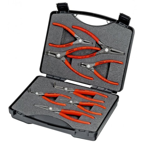 Knipex 002125 Juego de alicates para arandelas de precisión de 8 piezas