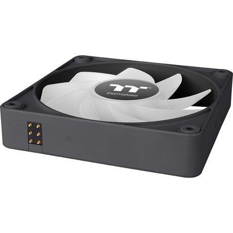 Thermaltake CT120 EX Ventilador de refrigeración para PC con sincronización inversa ARGB (paquete de 3 ventiladores) Ventiladores de caja (negro, 3 piezas, 120 x 120 x 25 mm, PWM)