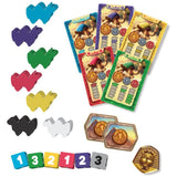 Asmodee eggertspiele camel up - juego de mesa carrera de camellos - nueva edición con palmera 3D
