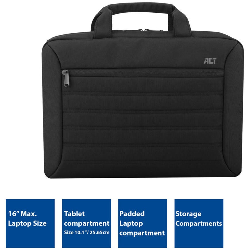 Bolsa para portátil act ac8525 negra