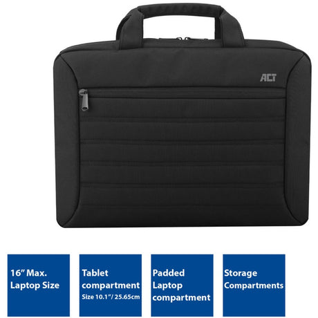 Bolsa para portátil act ac8525 negra