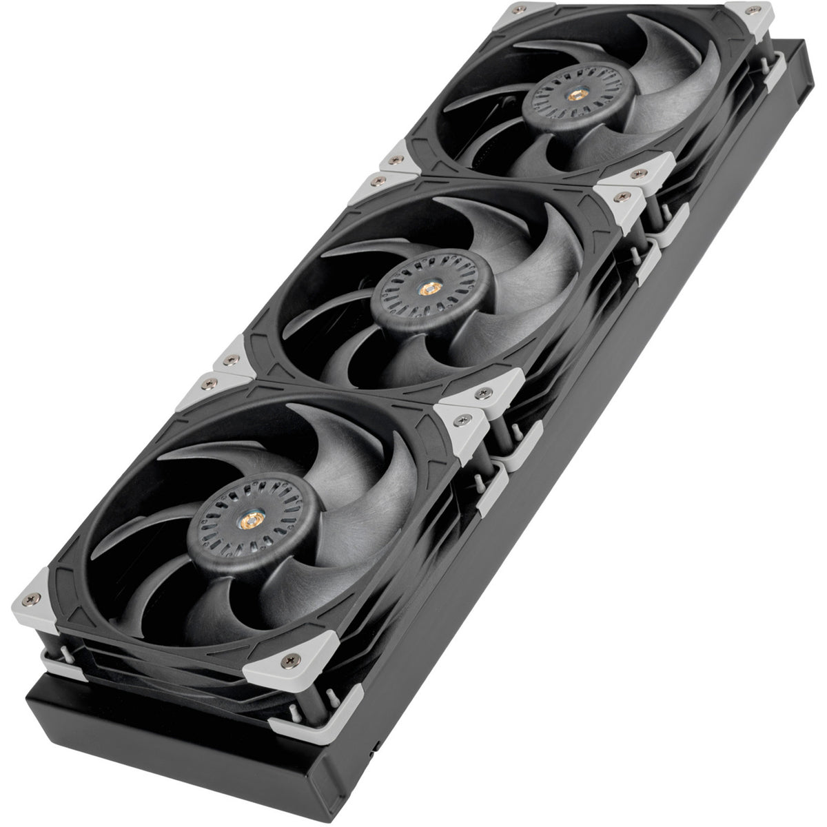 Silverstone xe420 refrigeración por agua (plata negra)