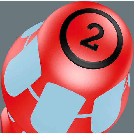 Wera 3165 i Juego de 6 destornilladores, acero inoxidable + rejilla (rojo azul, 6 piezas)
