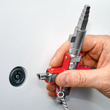 Knipex 00 11 06 v01 llave para armario de distribución con 9 perfiles - superficies cuadradas