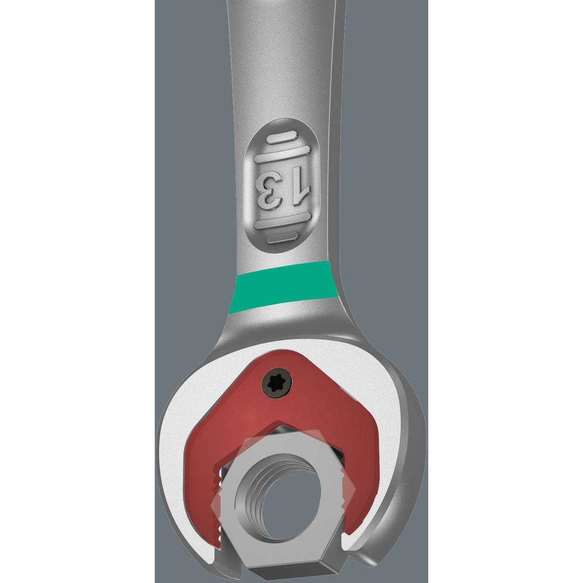 Llave de trinquete de boca y anillo con interruptor joker de Wera (ancho de llave 13)