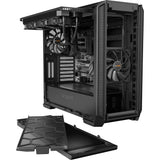 ¡Tranquilizarse! carcasa de torre midi base silenciosa 601 (negro | 3x USB-A)