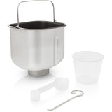 Panificadora Princess 152009 (plata negra, para hacer pan, pasteles, mermelada, yogur y arroz)