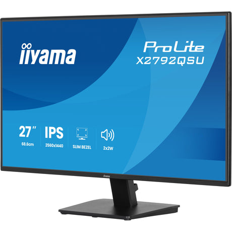 Monitor Iiyama prolite x2792qsu-b1 27 (negro, HDMI, display port, 2x USB-A, USB-B, 120 Hz)