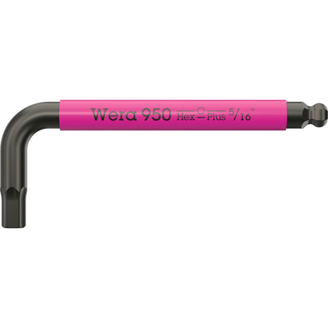 Wera 950 9 hex-plus multicolor imperial 3 llaves L, láser negro (negro, 9 piezas)