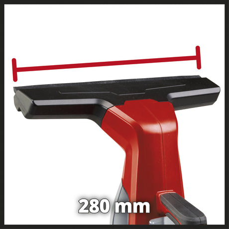 Limpiacristales a batería Einhell shinyo (rojo, batería y cargador no incluidos)