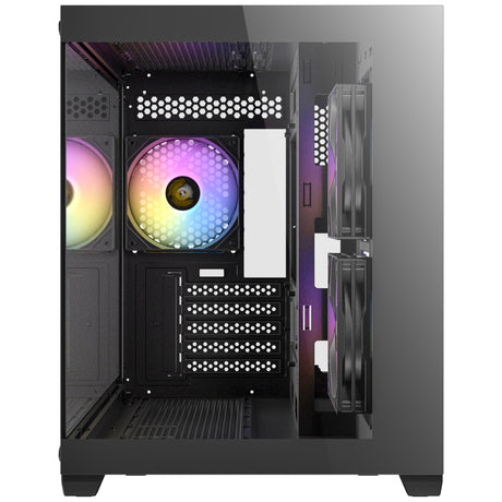Carcasa mini torre Antec cx600m argb (negro | 3x usb-a | vidrio templado)