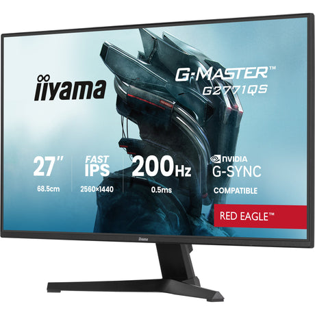 Monitor gaming Iiyama G-Master Red Eagle G2771QS-B1 27 (negro, 2x HDMI, DisplayPort, 200 Hz)