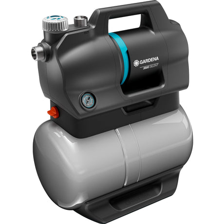 Bomba de agua a presión Gardena 3900 silenciosa (gris turquesa, 09066-20, 650 w, 4,3 bar)