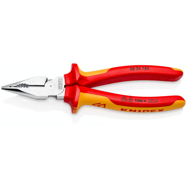 Knipex alicates universales puntiagudos (rojo amarillo)