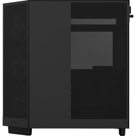 Carcasa midi tower nzxt h6 flow rgb (negro | 2x usb-a | 1x usb-c | rgb | vidrio templado)