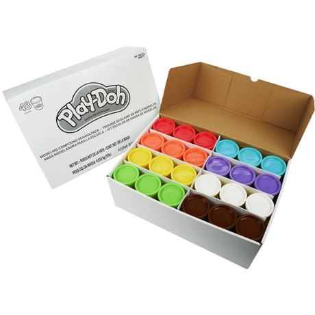 Hasbro play-doh compuesto para modelar pack escolar arcilla (48 piezas)
