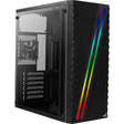 Carcasa de torre midi Aerocool Streak (negro | 3x USB-A | RGB | ventana)