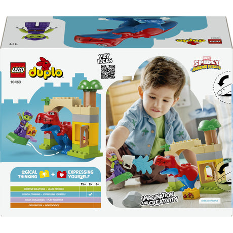 Lego Duplo 10463 Dinosaurio Spidey Rex vs. Duende Verde