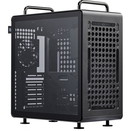 Carcasa Cooler Master Qube 540 Stardust Iron Midi Tower (negro | 2x USB-A | 1x USB-C | vidrio templado)