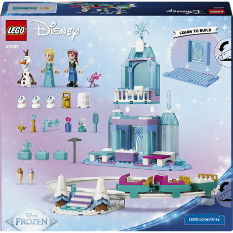 Lego disney princess 43281 castillo de hielo y paseo en la nieve de elsa