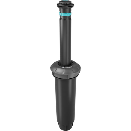 Aspersor emergente Gardena md80 (gris negro, distancia de pulverización entre 3,5 m y 5 m)