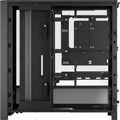 Carcasa de torre midi Corsair frame 4000d (negro | 2x USB-A | 1x USB-C | vidrio templado)