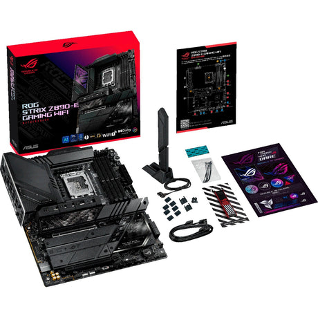 Asus ROG Strix Z890-E Gaming WiFi Socket 1851 Placa Base (Negro, RAID, 5GB-LAN, WiFi 7, BT, Sonido, ATX)
