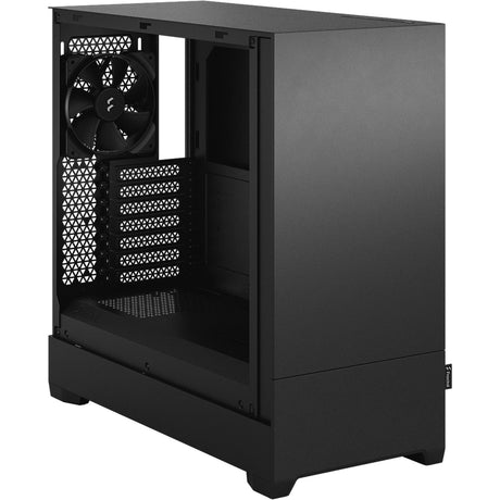 Carcasa de torre midi silenciosa pop de diseño fractal (negro | 2x USB-A)