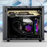 Silverstone vida 120 slim refrigeración por agua (negro)