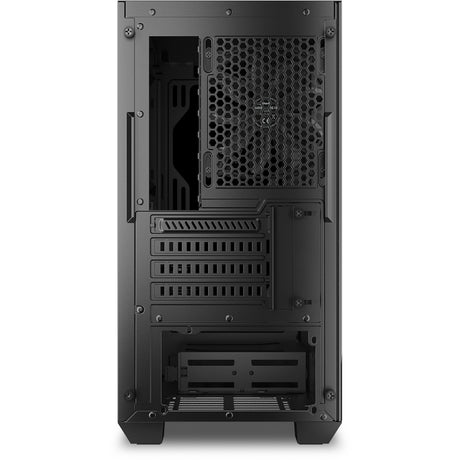 Carcasa de torre midi Sharkoon j1000 argb (negro | 3x usb-a | rgb | vidrio templado)