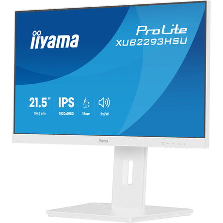 Monitor Iiyama prolite xub2293hsu-w7 21,5 (blanco (mate), HDMI, display port, 2x USB-A)