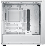 Carcasa torre midi Cooler master masterbox 600 lite (blanco | 2x USB-A | 1x USB-C | RGB | vidrio templado)
