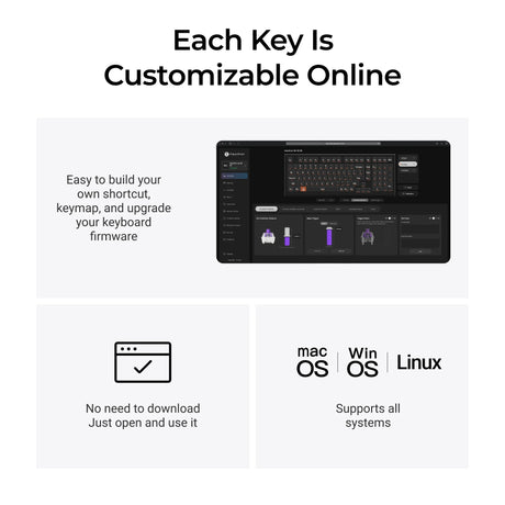Teclado con interruptor magnético Keychron q5 he 8k (blanco, diseño estadounidense (qwerty), lima ultrarrápido, 96%, leds rgb, pbt de doble disparo osa, intercambio en caliente, perilla)