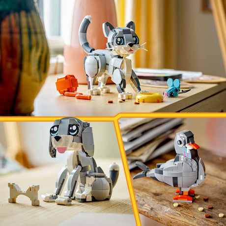 Lego Creator 3 en 1 animales gatos juguetones - 31163