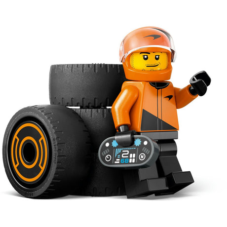 Lego city 60442 conductor f1 con coche de carreras mclaren