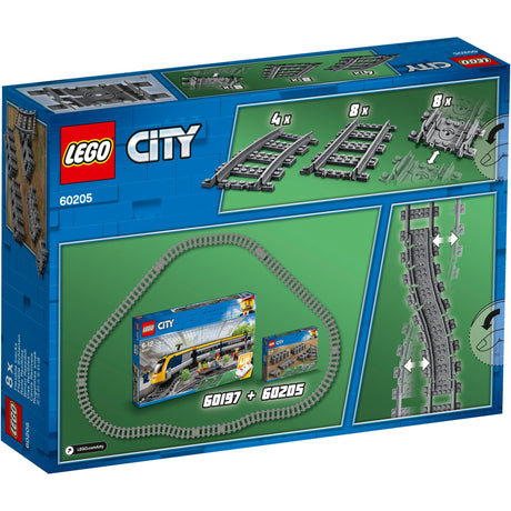 Lego vías del tren de la ciudad 60205