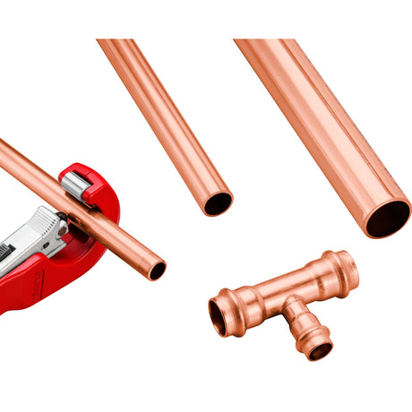 Cortatubos Knipex tubix 90 31 02 bk cortatubos (rojo, ø 6 - 35 mm)