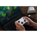Controlador Bluetooth 8bitdo ultimate 2 (blanco, PC, Switch 2, Bluetooth USB-C 2,4 GHz)
