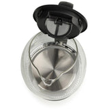 Hervidor de vidrio Tristar WK-3405 (negro transparente, 1,7 litros)