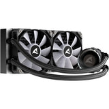 Sharkoon s80 rgb refrigeración por agua (negro, conector de ventilador pwm de 4 pines)