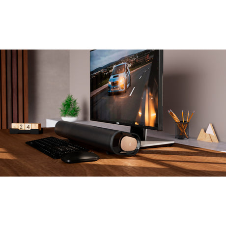Barra de sonido Creative Stage Pro (negra, HDMI 2.0, Bluetooth, audio USB)