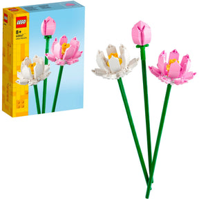 Lego icónicas flores de loto - colección botánica - 40647