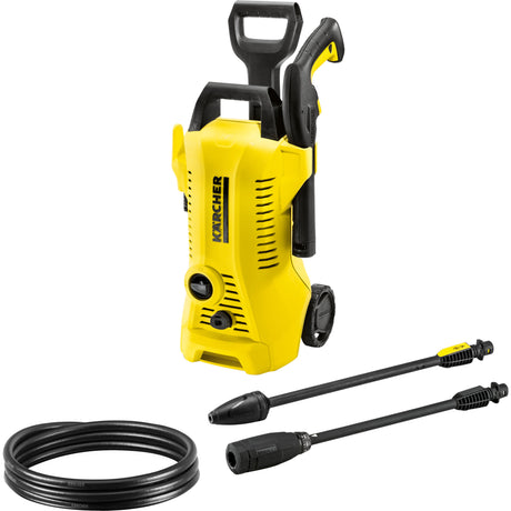 Limpiadora de alta presión Kärcher k2 power control - 110 bar - 360 l h - 20 m² h - soporte de aplicación - adecuada para, entre otros. coches pequeños - bicicletas - muebles de jardín - sillas de jardín