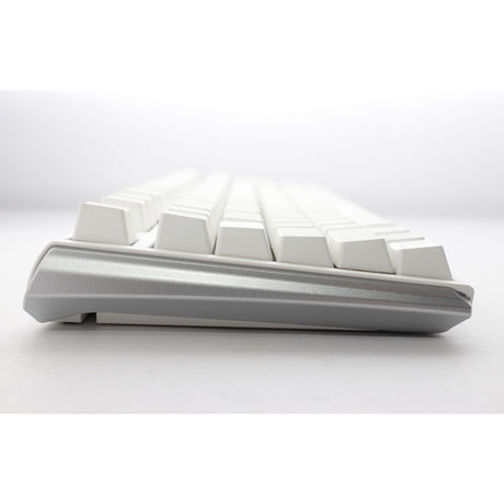 Teclado mecánico Ducky one 3 classic pure white tkl rgb (blanco, diseño estadounidense (qwerty), cherry mx speed silver, 80% (tkl), leds rgb, pbt de doble disparo, intercambiable en caliente, mecánica quack)