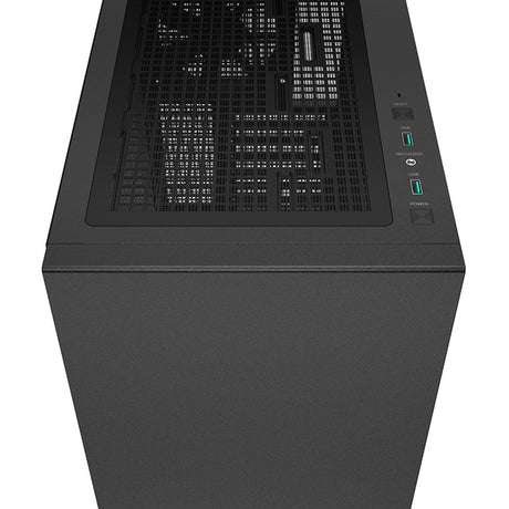 Carcasa torre midi Deepcool ch510 (negro | 2x USB-A | vidrio templado)