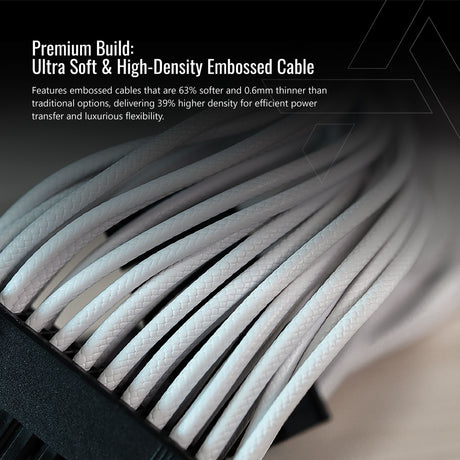 Fuente de alimentación modular montech titan pla de 1000 vatios (blanca, 2x pcie)