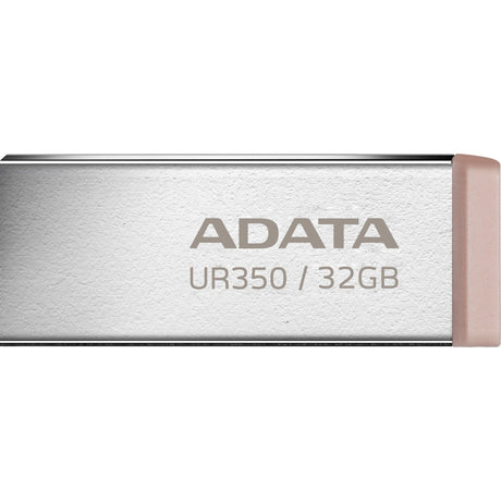 Memoria USB Adata ur350 de 32 GB (níquel marrón, USB-A 3.2 gen 1 (5 GBit s))